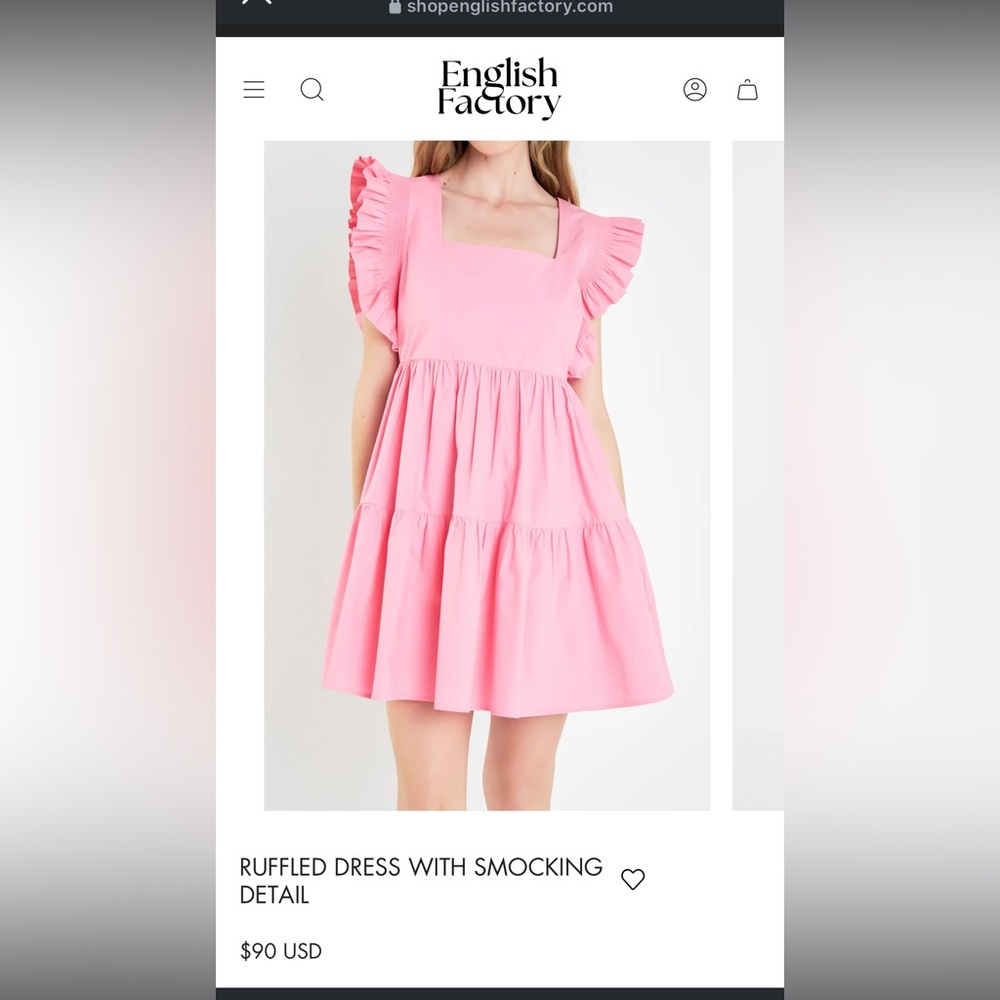 English Factory dress NWT Size 2X